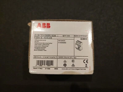ABB F204B-63/0,03 63A/400V FI-Schutzschalter - Bild 1 von 2