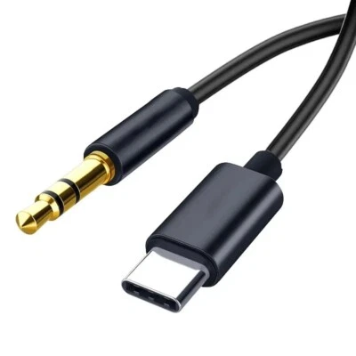 USB C Aux Kabel in Audio USB C Adapter Klinke 3,5mm für Samsung, Huawei Stereo - Bild 1 von 4