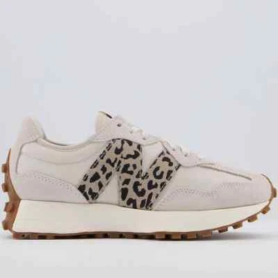 New Balance 327 Off White leopard print Trainers UK size 3.5 4 4.5_5.5_6.5_7 8 9