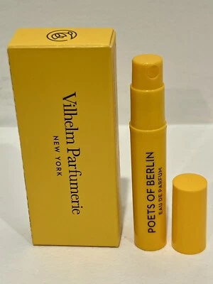 Mini eau de parfum de viaje Poets of Berlin 5 ml/,17 oz por Vilhelm Parfumerie-NUEVO Foto 1 de 4