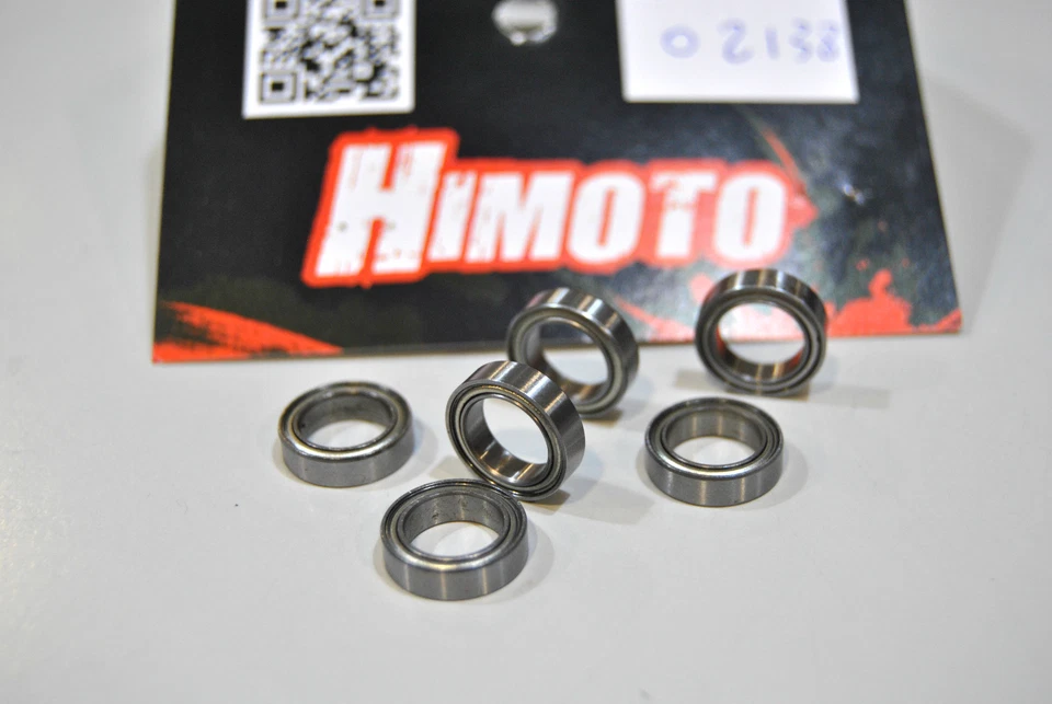02138 Cuscinetti Acciaio 10x15x4mm Himoto 6pz 1/10 HIMOTO BALL BEARING 6PCS - Immagine 1 di 1