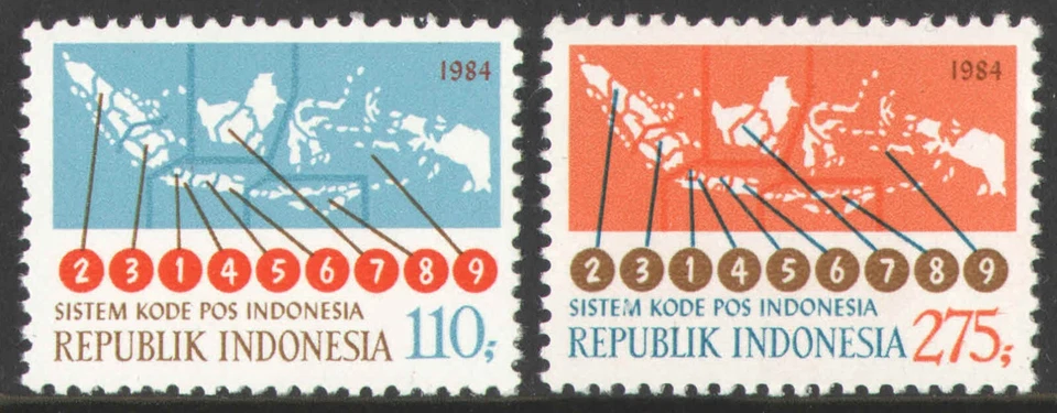 Indonesia 1984, Stimulation of the use of the postal code, MNH - Image 1 of 1