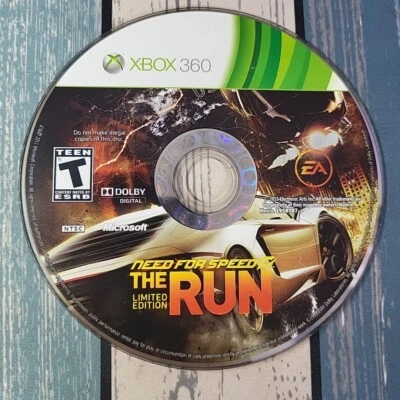 Need for Speed: The Run (Microsoft Xbox 360, DISC ONLY) Limited Edition! VG Disc - Image 1 of 4