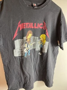 METALLICA Vintage and RARE 1997 Beavis and Butt-head L BRAND MTV / GIANT! - Picture 1 of 13
