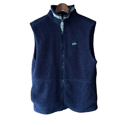 Chaleco polar Wyoming Wear Jackson agujero pila gruesa para mujer M púrpura cremallera vintage EE. UU. Foto 1 de 4