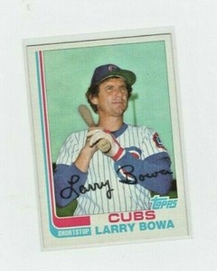 1982 Topps Traded Baseball Card Chicago Cubs Larry Bowa #10T