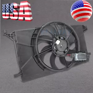 Radiator Cooling Fan Assembly with Module for 2012-2018 Ford Focus FO3115189 - Picture 1 of 12