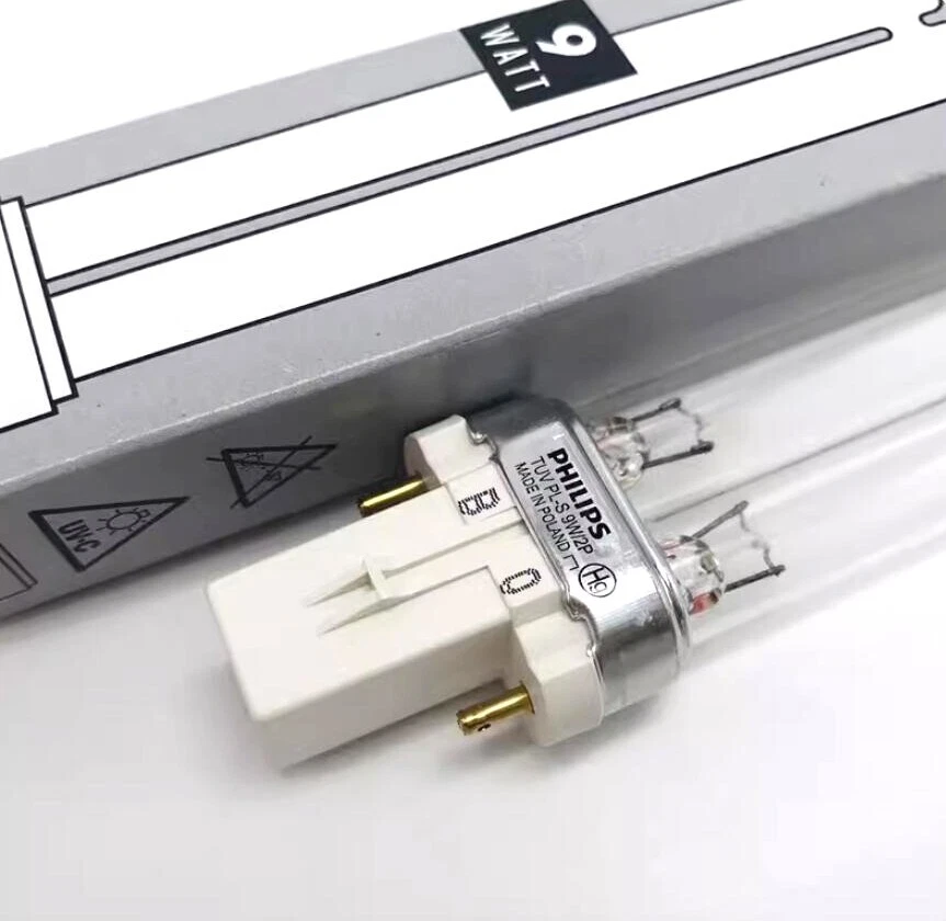 Philips TUV Pl-s 9w Single Tube 2-pin G23 Compact UVC Germicidal Lamp