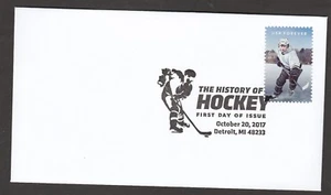 US 5252 History of Hockey Modern BWP FDC 2017 - Picture 1 of 1