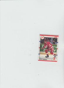 1990-91 score #3 Steve Yzerman RED WINGS