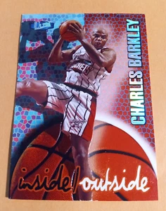1997-98 Fleer Ultra Inside/Outside #5 Charles Barkley Embossed Insert - Rockets - Bild 1 von 2