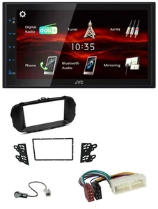 JVC USB Bluetooth MP3 DAB 2DIN Autoradio für Kia Soul PS 16-19 schwarz - Bild 1 von 9