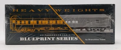 Branchline Trains 5107 HO Boston & Maine Single Window Coach Car Kits (Set of 3) - Image 1 of 2