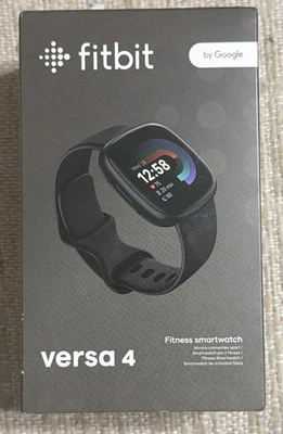 Fitbit Versa 4 Fitness Smartwatch - Black/Graphite....NEW!!! - Image 1 of 2