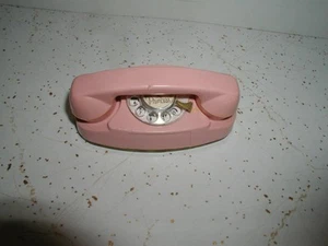 Vintage Mini Rotary Pink Princess Phone 4.25" Telephone Company Promo 1970s - Picture 1 of 1