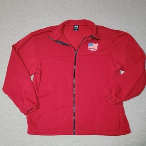 Team USA 2015 Fleece Training Jacket Women's XL Red Full Zip - Picture 1 of 8