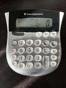 Texas Instruments TI-1795SV Solar Power Desktop Calculator - Picture 1 of 2