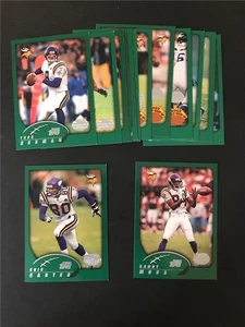 Topps Collection 2002 Minnesota Vikings Team Set 14 carte - Foto 1 di 1
