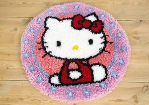 Vervaco Latch Hook Kit Rug Hello Kitty - Picture 1 of 1