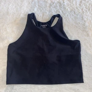 Girls Old Navy Black Active Powersoft Racer Back Work Out Tank Size XL 14-16 - Picture 1 of 5