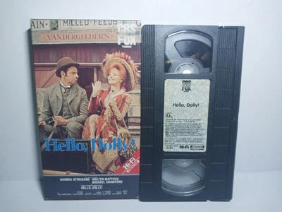 Hello, Dolly! VHS 1984 Video Tape CBS FOX Barbara Streisand  - Image 1 of 4
