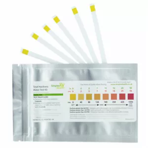 Kit de tiras reactivas de dureza del agua (bolsa de 50 tiras) prueba ablandador de agua potable - Imagen 1 de 4