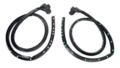 ¡NUEVO! Ford Mustang 2005-2009 puerta inferior goma impermeabilización sellos, par, juego 2 Foto 1 de 4