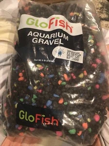 Glo Fish Aquarium Gravel Neon 5lbs Black/Glow Rocks NEW - Picture 1 of 2