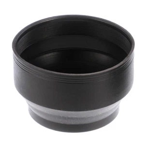 49/52/55/62/67/72/77mm 3 Stage Collapsible Rubber Lens Hood For DSLR Camera - Picture 1 of 7