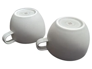 Nespresso Espresso Coffee Cups Big Game Collection Matte Light Grey Set Of 2 - Picture 1 of 6