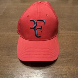 [New] UNIQLO Roger Federer RF Cap 14 Red Tennis Hat NEW  w/ Tags - Picture 1 of 3