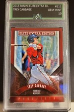 2015 Panini Elite Extra Edition Trey Cabbage RC #111 🔥 EJE 10 GEM MINT Graded