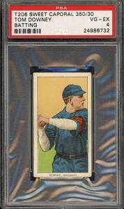 1909 T206 Downey - Cincinnati Reds - PSA 4 VG-EX