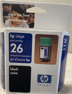 HP 26 Black Ink Cartridge HP26 51626AC - Image 1 of 4