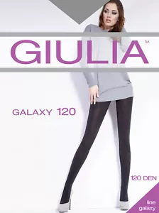 Giulia Galaxy 120 Denier Opaque Lustre Sheen Tights Gloss Tights - Picture 1 of 2