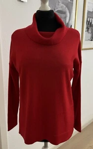 Klassischer Rollkragenpulli in rot MADELEINE, Gr.40, 100% Schurwolle - Bild 1 von 9