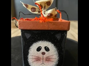 halloween black cat metal mini bag decor  - Picture 1 of 2