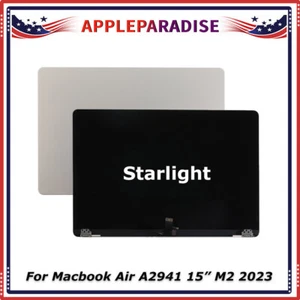 Starlight LCD Screen Display Assembly For Apple Macbook Air A2941 A3114 15" 2023 - Picture 1 of 7