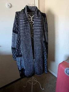 July 4'th SALE  Style & Co. Collection Plus Size XL Black & White Coat Sweater - Picture 1 of 6