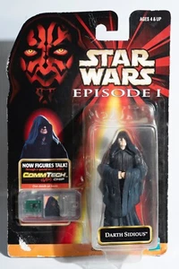Star Wars Episode 1 Darth Sidious Action Figure with CommTech Chip Hasbro '98 - Picture 1 of 4