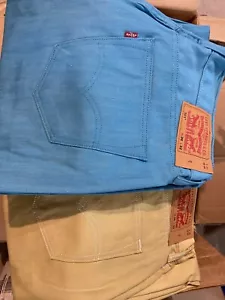 Jeans uomo Levis 501 colore denim 36x30, blu cielo, corallo scuro - Foto 1 di 1