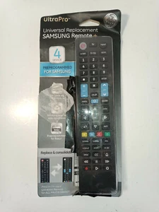 Mando a distancia Samsung preprogramado de reemplazo universal GE UltraPro 4 dispositivos  - Imagen 1 de 4