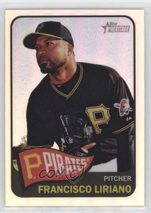 2014 Topps Heritage Chrome Refractor /565 Francisco Liriano #THC-73