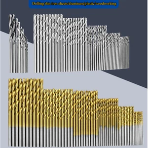 50pcs/set HSS Hand Drill Bits High Speed Steel Twists drilling bit 1.0mm~3.0mm - Picture 1 of 8