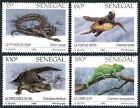 Senegal 914-917, MNH.  Gady 1991. Python sebay, żółw, kameleon.