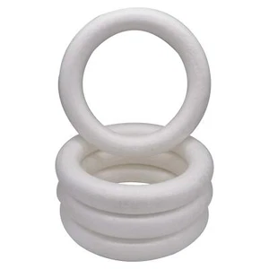 11.8 Inch Foam Wreath Forms 4 Pack Round Foam Rings for Crafts Making DIY Pro... - Picture 1 of 8
