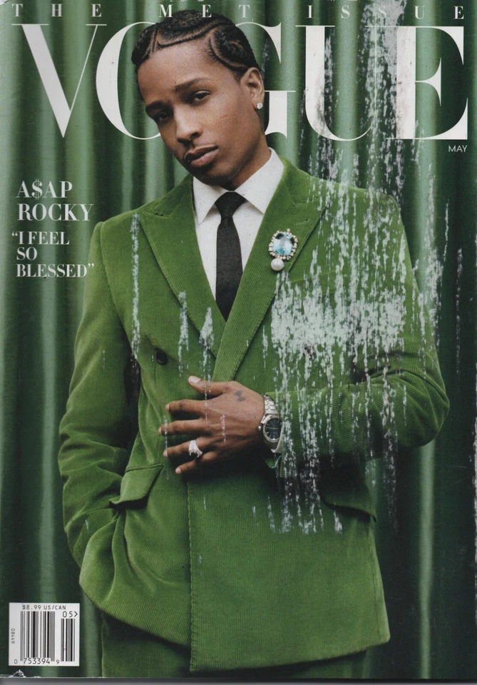 Vogue Met Gala Issue A$AP Rocky Denzel Washington Jake Gyllenhaal May 2025 - Image 1 of 1