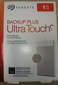 Backup Plus Ultra Touch Portable Hard Drive, 1TB White - SEAGATE - Picture 1 of 6