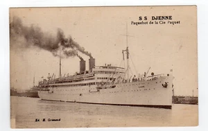 CPA S S Djenne Paquebot de la Compagnie Paquet /RU7a - Picture 1 of 1
