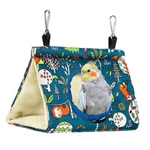Winter Warm Bird Nest House- Bird Nests,Plush Hanging Hammock Shed Cage niaowo - Picture 1 of 7
